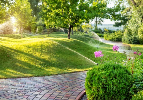 An automatic sprinkler system installed by one of the best irrigation companies for Central IL