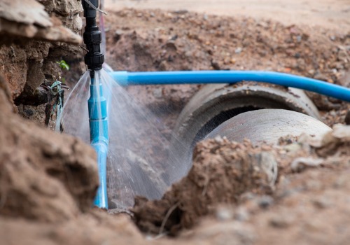 A water pipe leaking, needing repair as part of Commercial Plumbing in Peoria IL