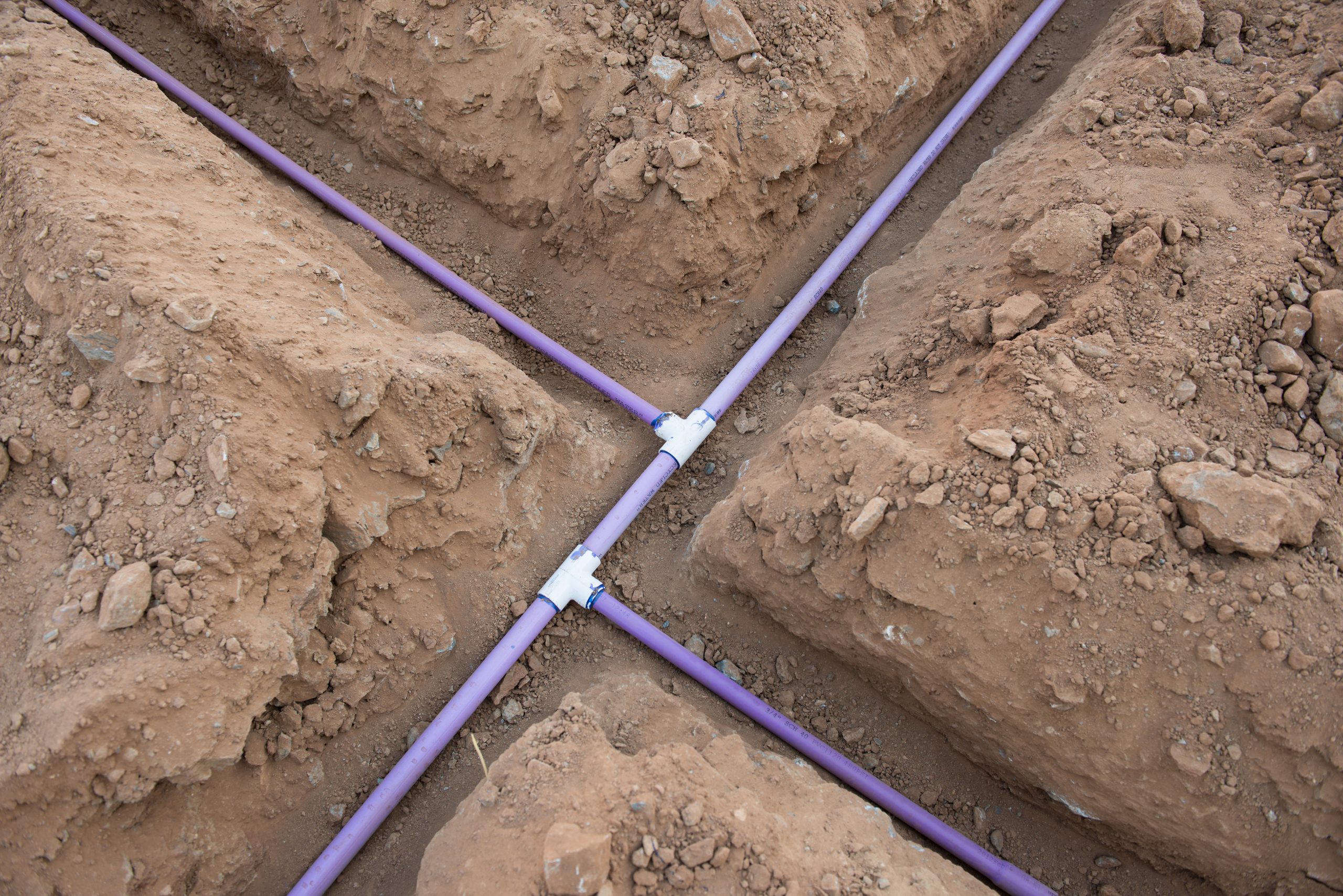 Pipes being accessed to resolve leaks during Irrigation Repair & Maintenance in Peoria IL