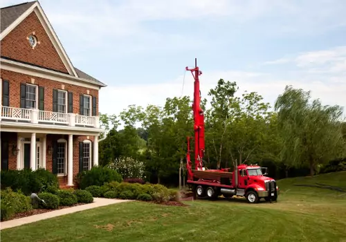 Well Drilling photo at a beautiful house in Washington IL